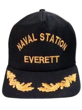 Naval Station Everett (Washington state) Trucker Hat Ball Cap As Is